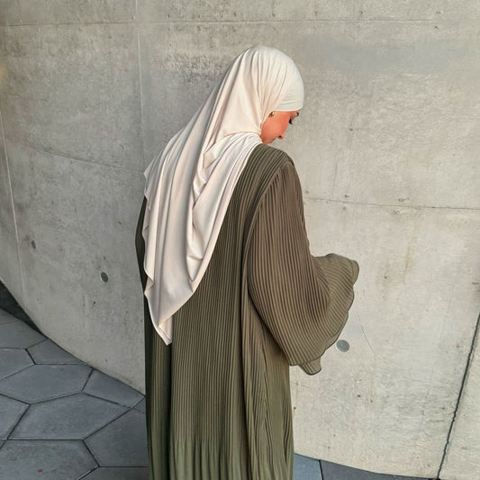 Pullover Robe Chiffon Pleated Dress